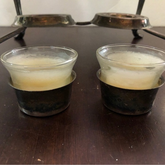 - Vintage Silver Double Serving Buffet. With FREE ITEMS. - Picture 4 of 10